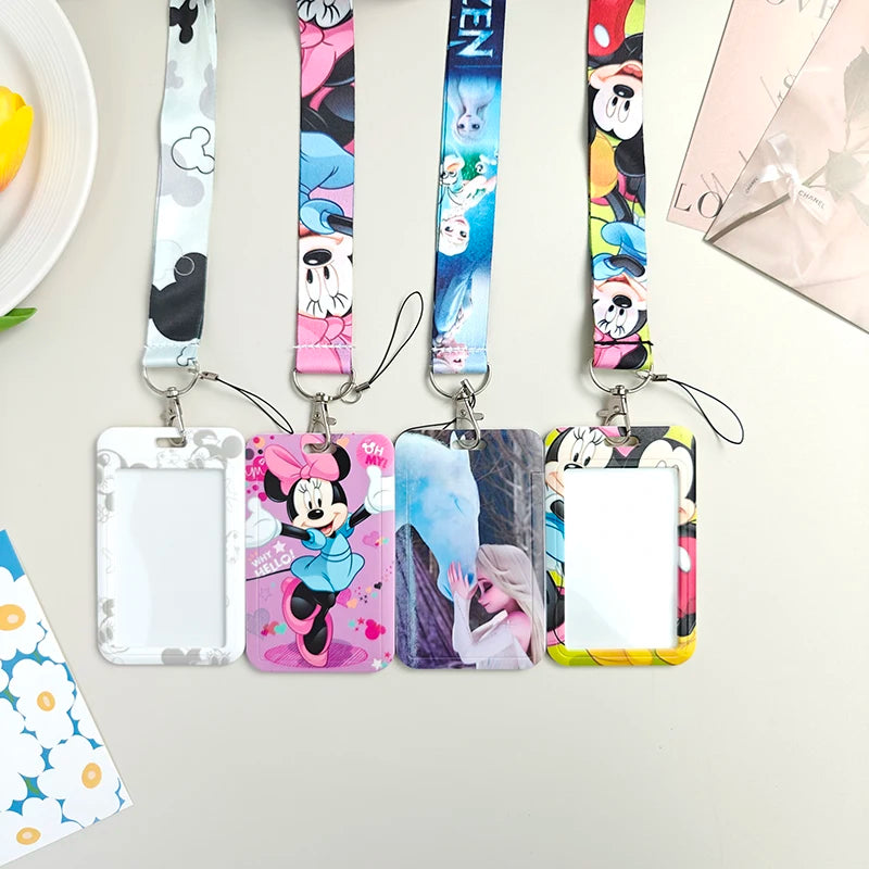 Lanière Tour de Cou Anime - Porte-Clés Badge ID Carte Crédit Téléphone Accessoire Charm Kawaii