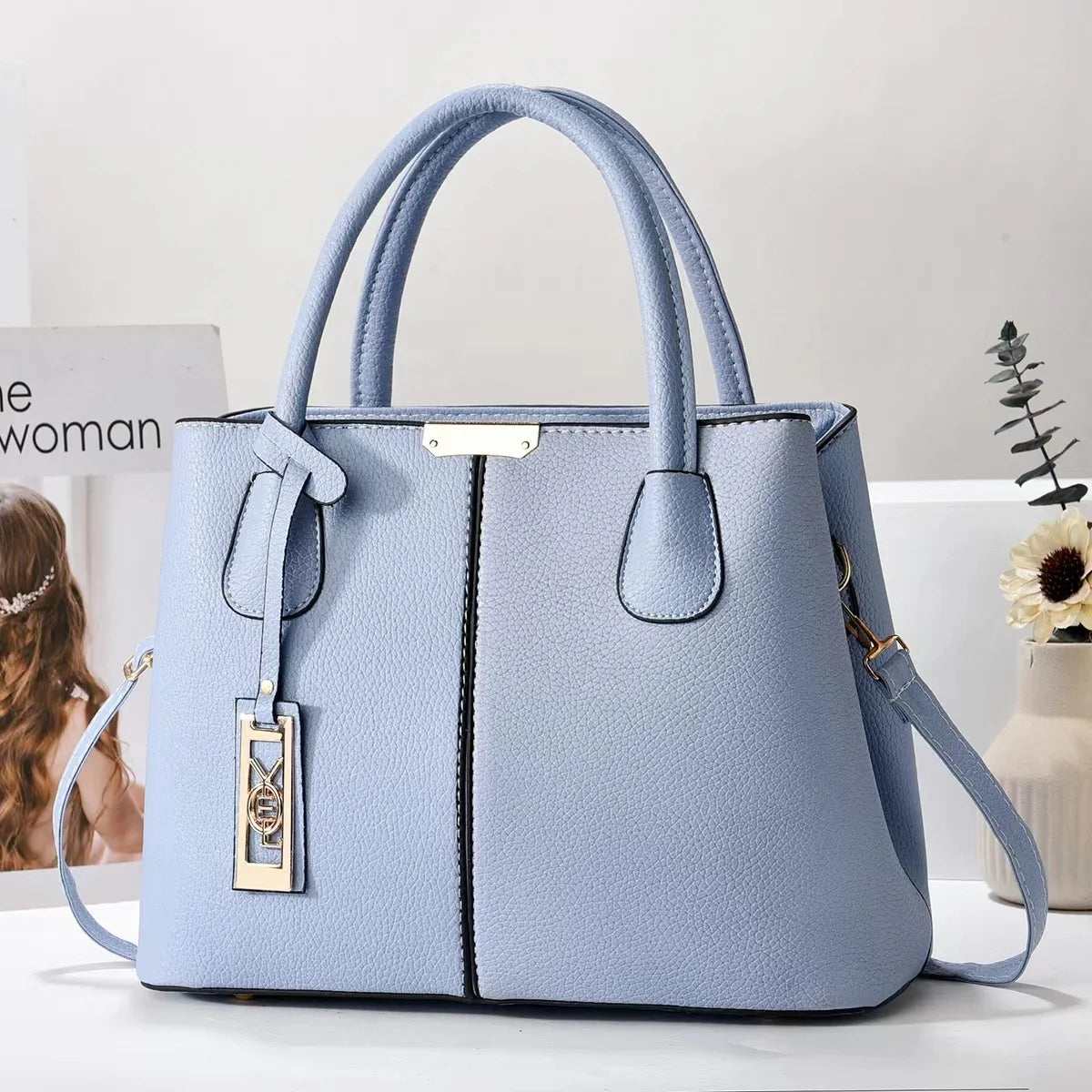 Sac à Main Femme Cuir Designer Luxe - Purse Élégant Marque Célèbre