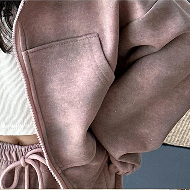 Ensemble Sport Fille Tie-Dye - Veste + Pantalon Ado