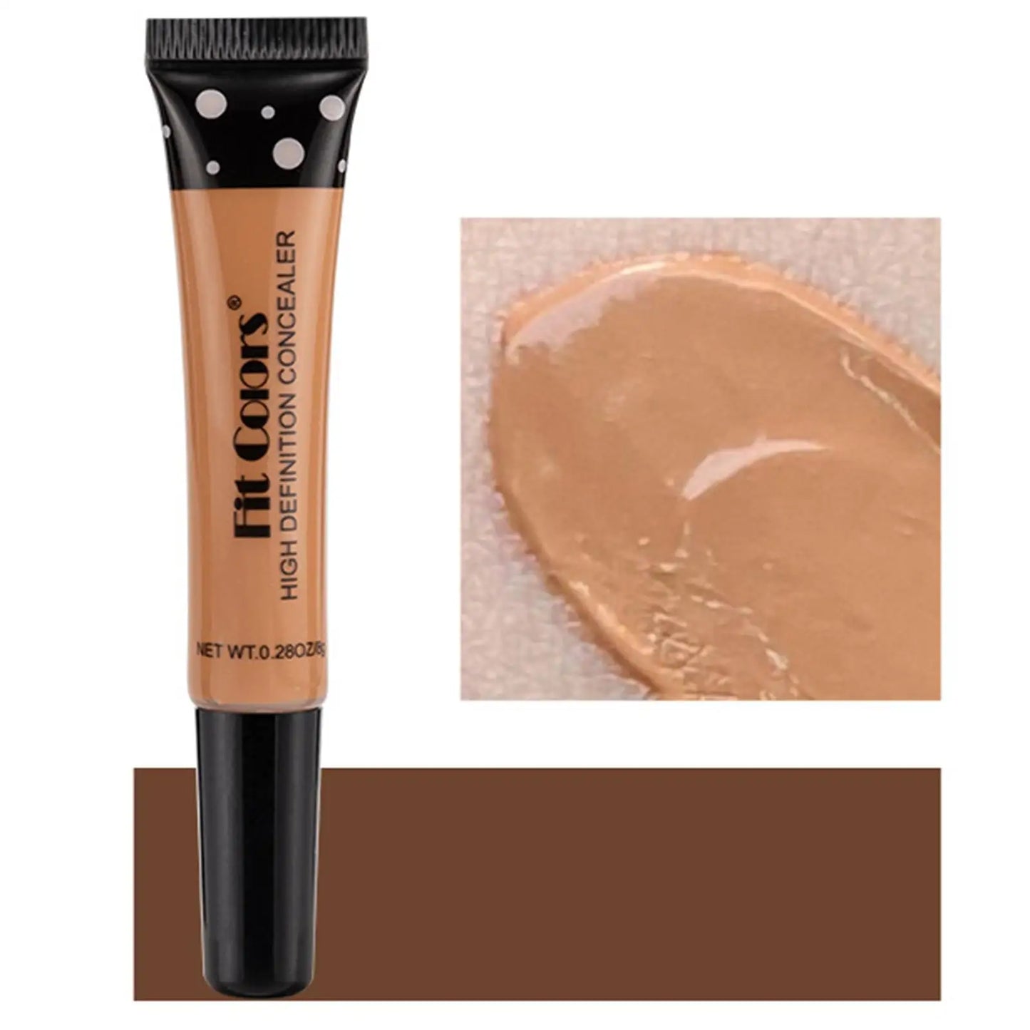 Correcteur Contour Visage Liquide Waterproof Couvrance Totale Fond de Teint Palette Base Maquillage Professionnel Peaux Foncées