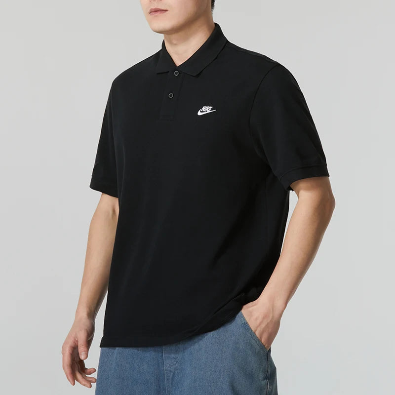 Nike Men's T-Shirt Club Ss Casual Simple Sportswear Business Casual Polo Shirt Golf Tennis Lapel Short Sleeve Fn3895-010