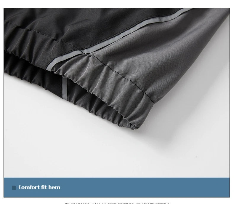 Veste Homme Réfléchissante Col Montant - Automne 2025