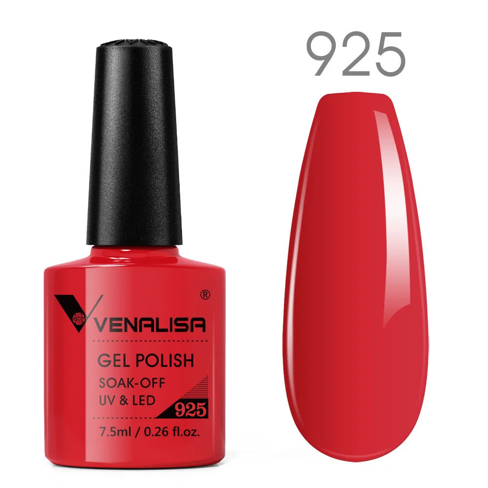 Vernis Gel Ongles Paillettes Réfléchissantes VENALISA - Néon Couverture Complète UV Manucure Nail Art