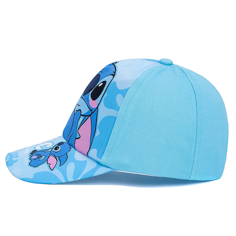 Casquette Baseball Stitch Enfant - Chapeau Cartoon Imprimé Garçon Fille | Protection Solaire Extérieur