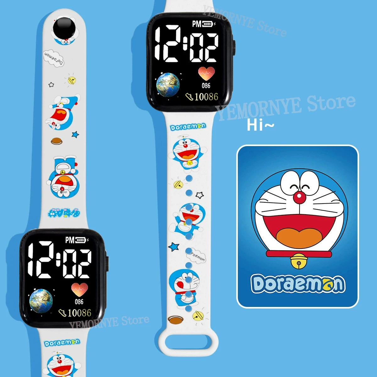 Montre Digitale Enfant Disney Stitch & Lio - LED Cartoon Imprimé Cadeau Anniversaire Jouet