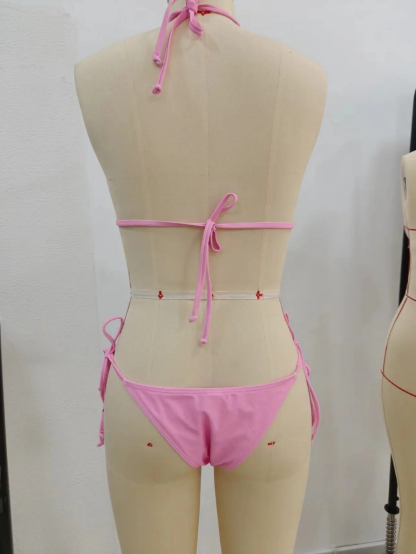 Bikini Lilo & Stitch 2026 - Ensemble 2 Pièces Halter Cœur Rose Plage Été