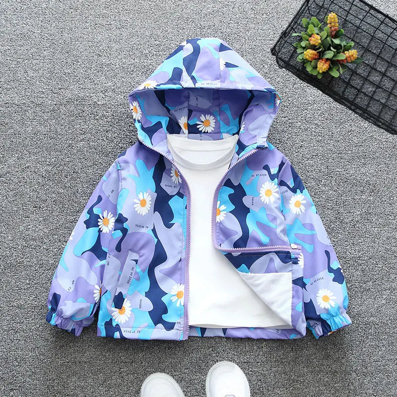 Veste Simili Cuir Fille - Blouson Col Revers Automne Hiver