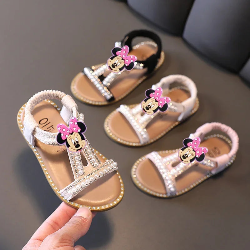 Sandales Minnie Mouse Fille Perles Princesse