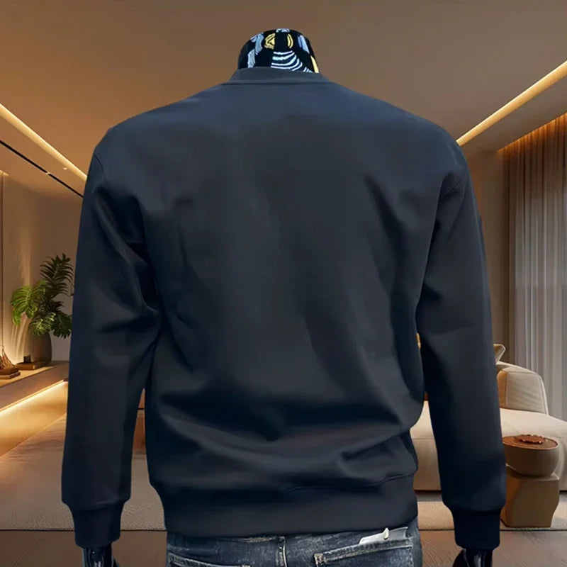 Sweatshirt Homme Imprimé Col Rond - Sport Jogging Casual Pullover
