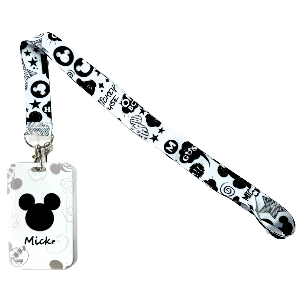 Lanière Tour de Cou Anime - Porte-Clés Badge ID Carte Crédit Téléphone Accessoire Charm Kawaii