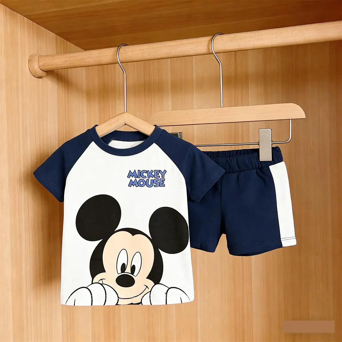 Ensemble Mickey Mouse Enfant Été - T-shirt + Short Disney 2 Pièces
