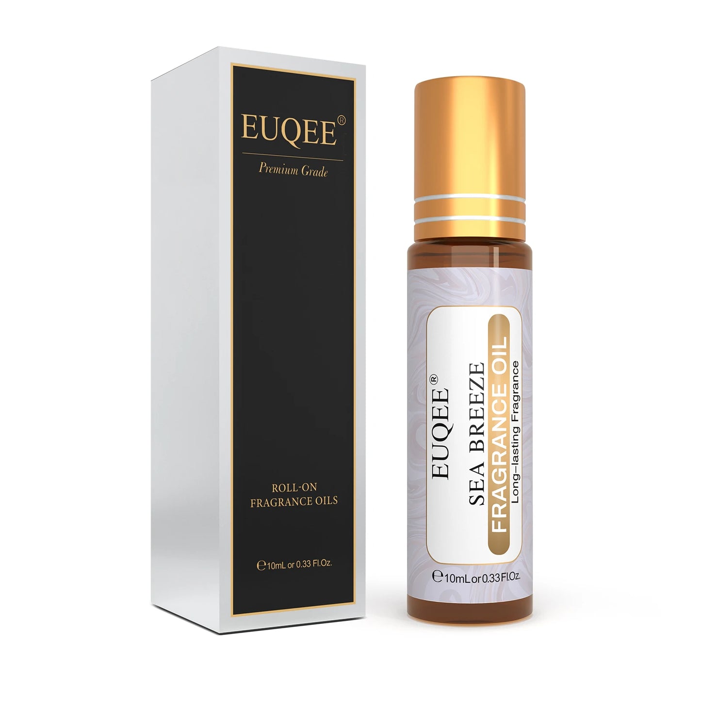 Huile Parfumée Roll-On EUQEE 10ml - Fragrance Longue Tenue La Vie Est Belle CHANCE Jadore Coton Fraise Mangue Homme Femme