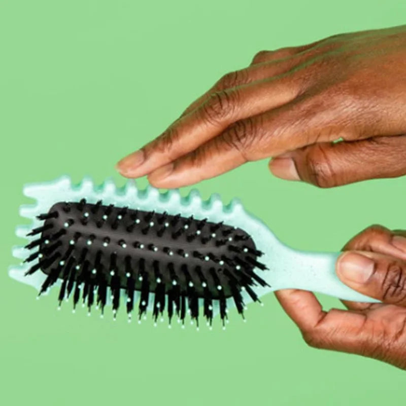 Peigne Cheveux Bouclés Multifonction - Brosse Massage Cuir Chevelu Anti-Statique | Coiffage Salon Professionnel