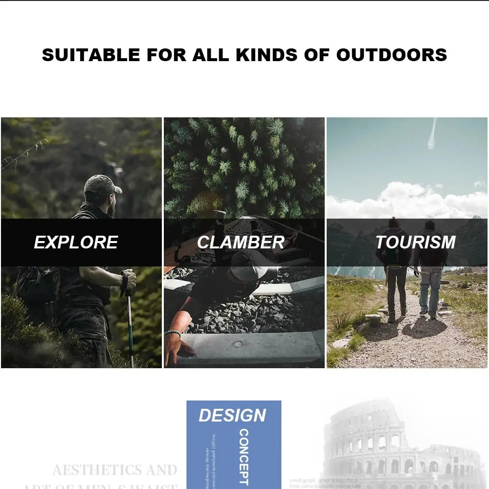 Ceinture Homme Nylon Designer - Style Cowboy Outdoor Tactique