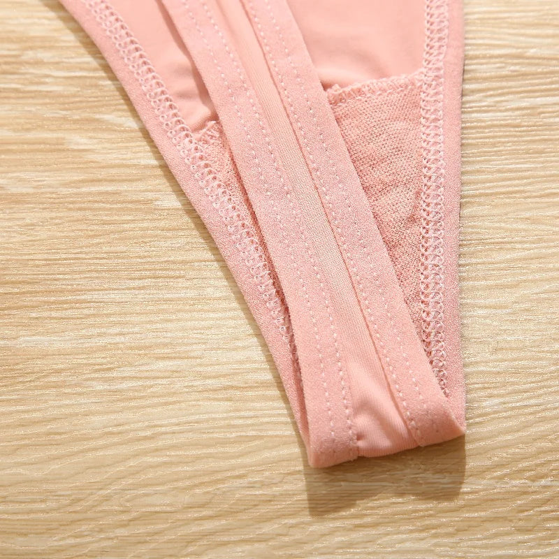 Lot 6 Culottes Coton Femme - Strings Taille Basse Sans Couture | Lingerie Sexy Respirante