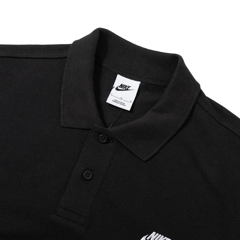 Nike Men's T-Shirt Club Ss Casual Simple Sportswear Business Casual Polo Shirt Golf Tennis Lapel Short Sleeve Fn3895-010