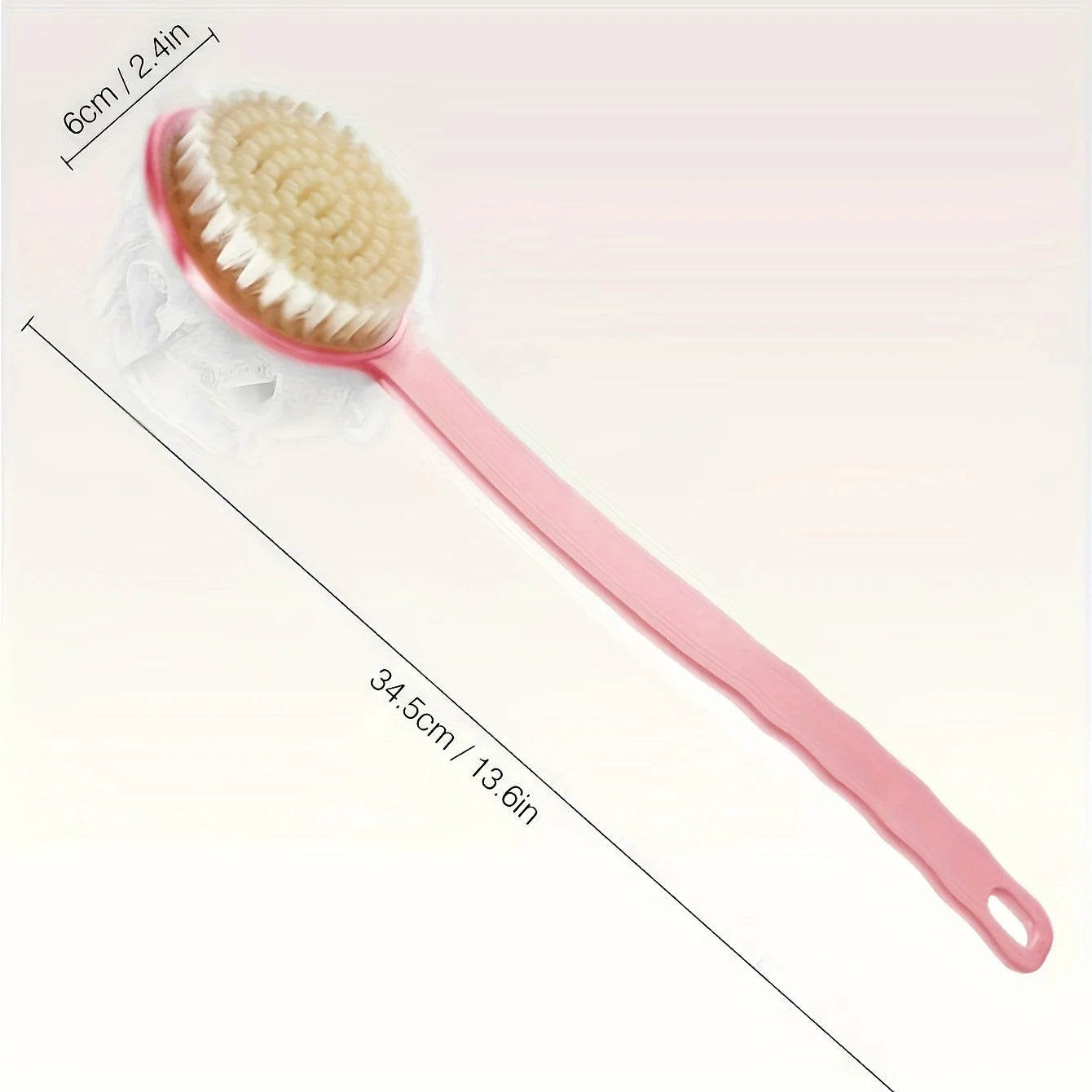 Brosse Exfoliante Corps Douche Manche Long - Gommage Peau Massage Nettoyage Dos Accessoire Salle de Bain Souple