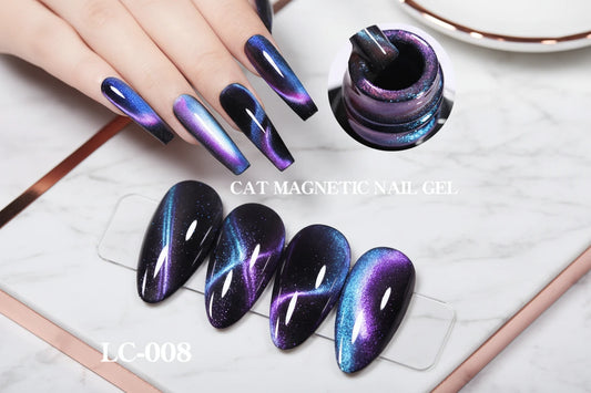 Vernis Gel Magnétique 9D Cat Eye 7ml - Effet Irisé