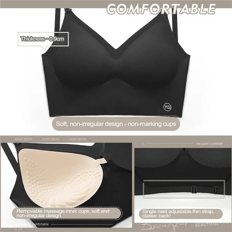 Soutien-Gorge Invisible Push-Up Dos Nu - Décolleté Plongeant Mariage