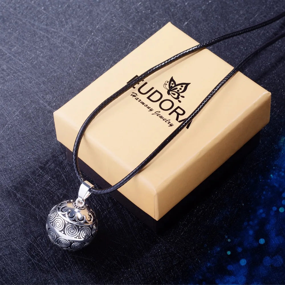 Collier Bola Grossesse Eudora Angel Caller - Pendentif Musical Harmonie Femme Enceinte
