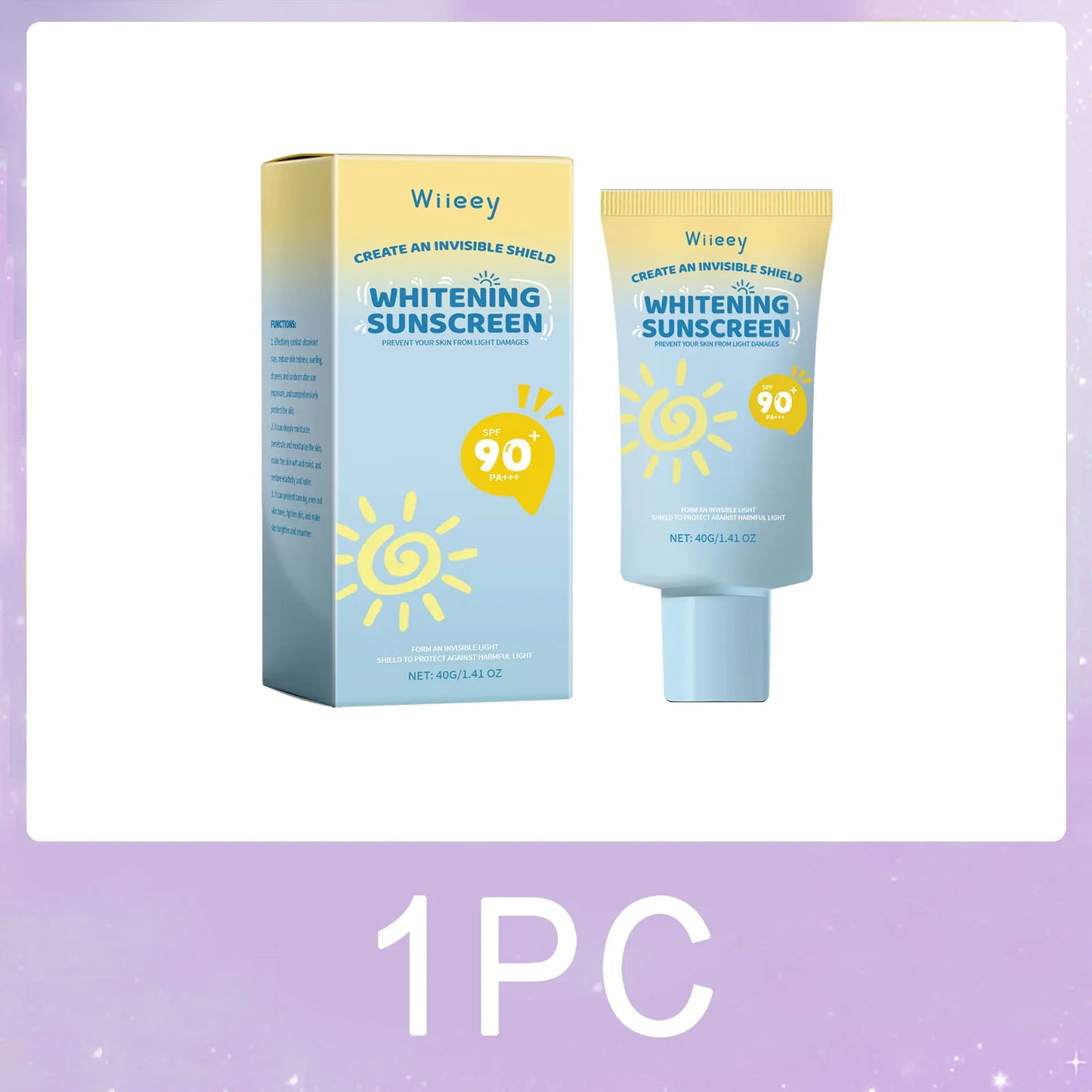 Crème Solaire Enfant SPF 50 - Lot de 2 Légère Hydratante Visage & Corpsu