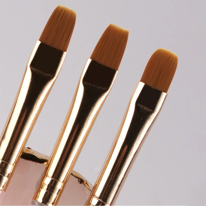 Pinceau Nail Art Motifs Photothérapie Acrylique Ongles UV Gel Extension Builder Coating Peinture DIY Manucure Accessoires