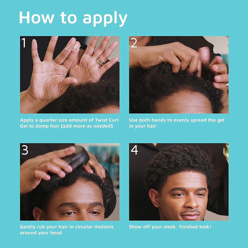 Gel Coiffant Biotine GZE Twist Curl - Définition Boucles Hydratant Croissance Cheveux