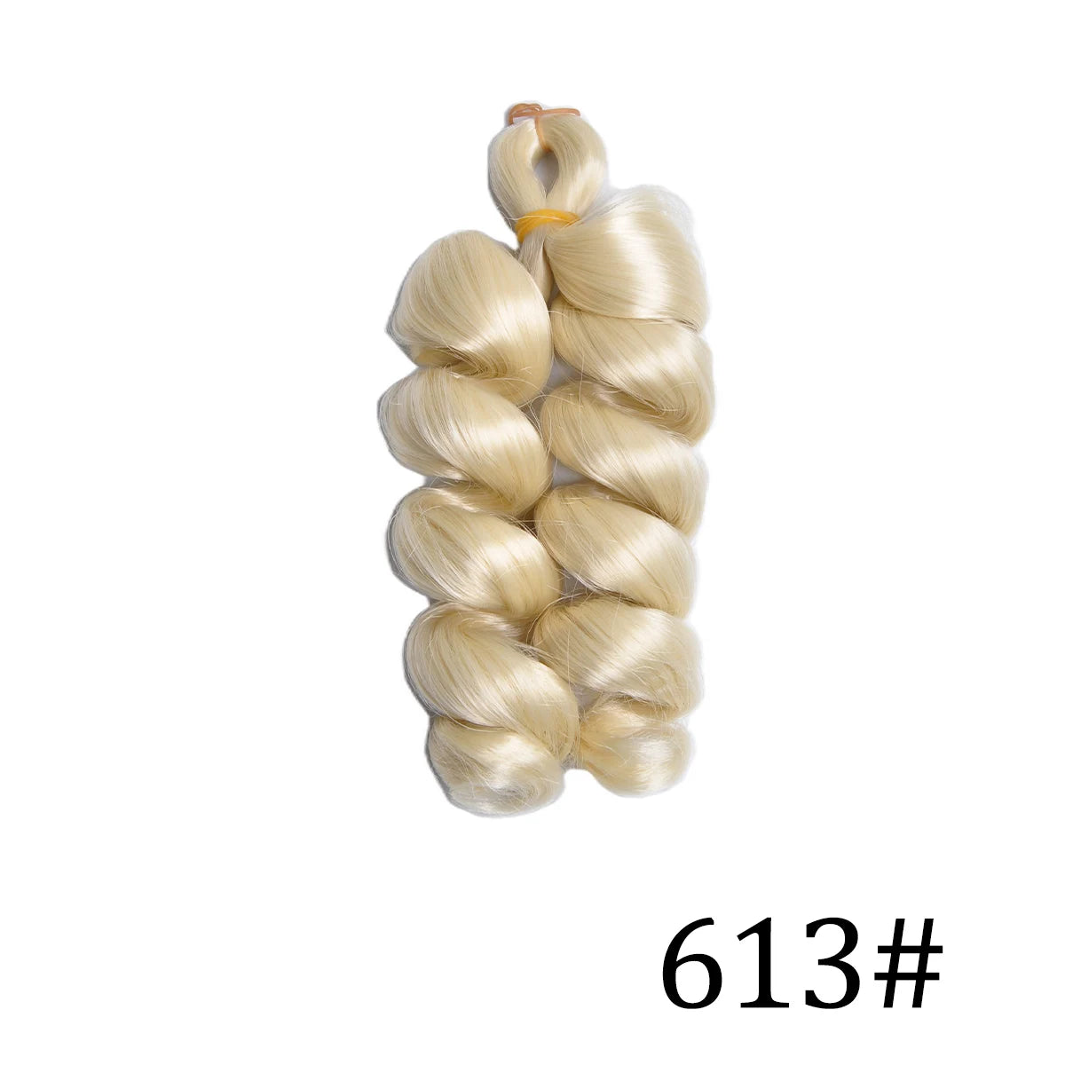 Extension Tresses French Curly Pré-Étirées - Mèches Synthétiques Bouncy Légères Easy Braid Ondulées