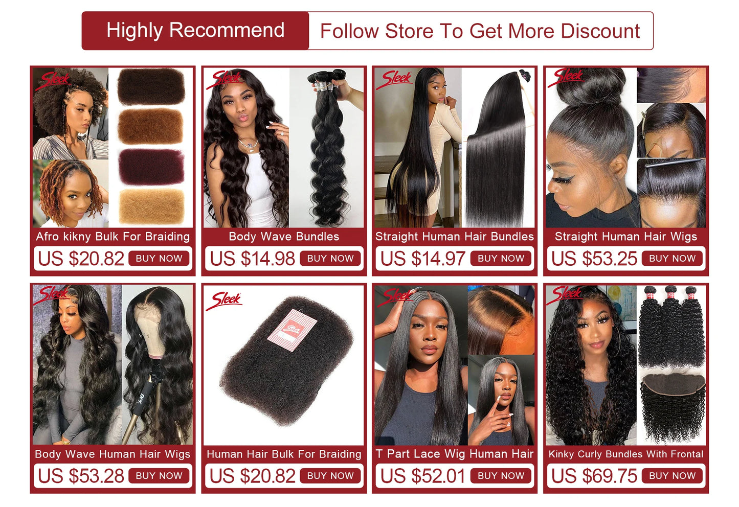 Mèches Cheveux Humains Afro Kinky Péruviens - Dreadlocks Extensions Locs Réparation Tressage Twist