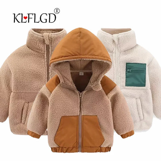 Manteau Fille 2-7 ans - Veste Hiver Chaude Capuche Fourrure Synthétique