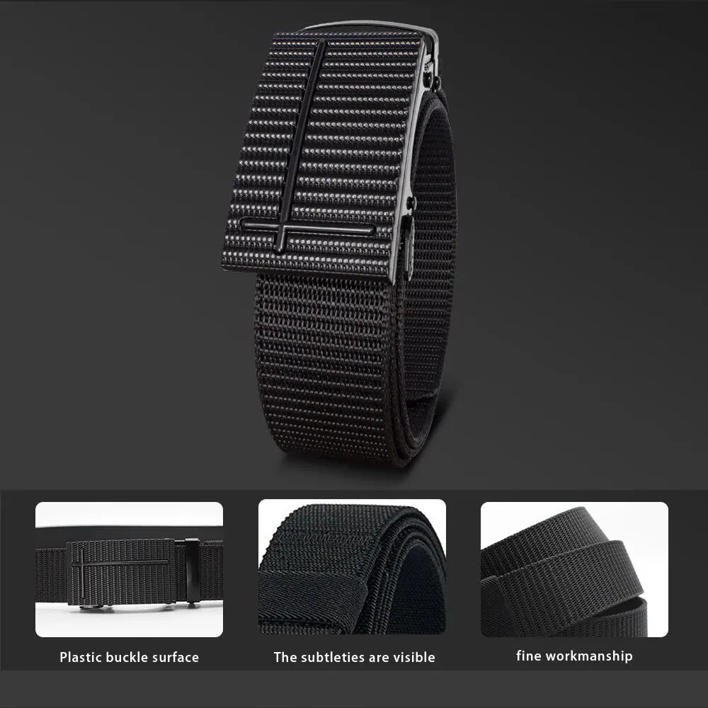 Ceinture Homme Nylon Designer - Style Cowboy Outdoor Tactique