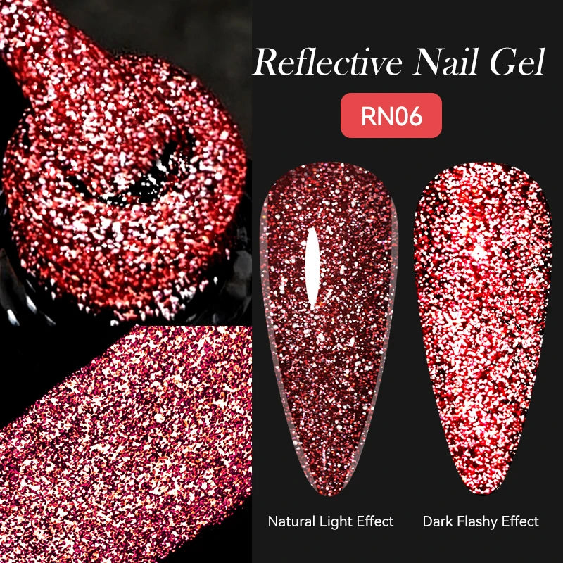Vernis Gel LILYCUTE Ancora Red Automne Hiver - Semi-Permanent Soak Off UV LED Manucure Nail Art