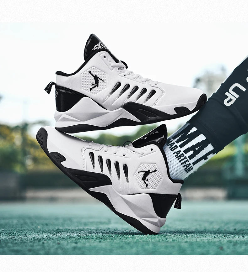 Baskets Basketball Mixte - Respirantes Amorti Antidérapantes Training Gym