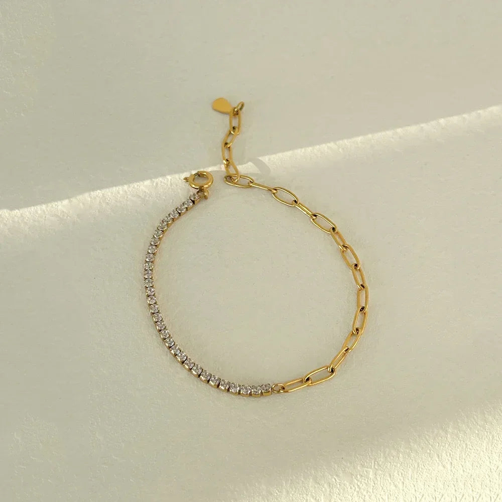 Chaîne Taille Fleur Pompon Or 18K - Belly Chain Acier Inoxydable Sexy Bikini Plage Été