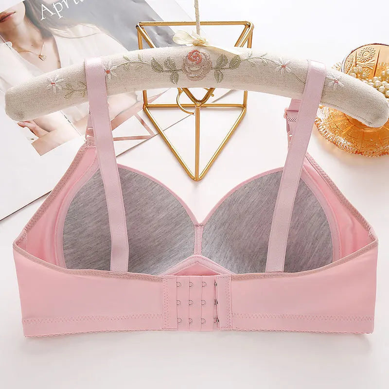 Soutien-Gorge Grande Taille Sans Armature Femme - Brassière Respirante Rassemblante | Bretelles Ajustables