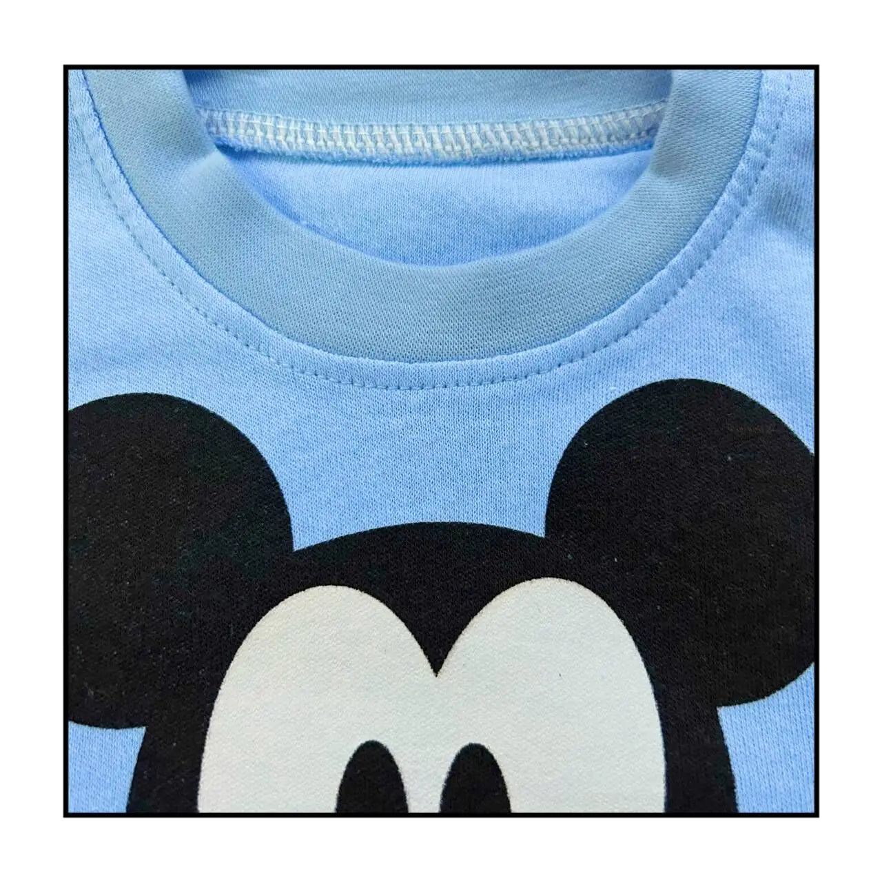 Pyjama Enfant Disney Mickey - Ensemble Coton 2 Pièces Garçon Fille