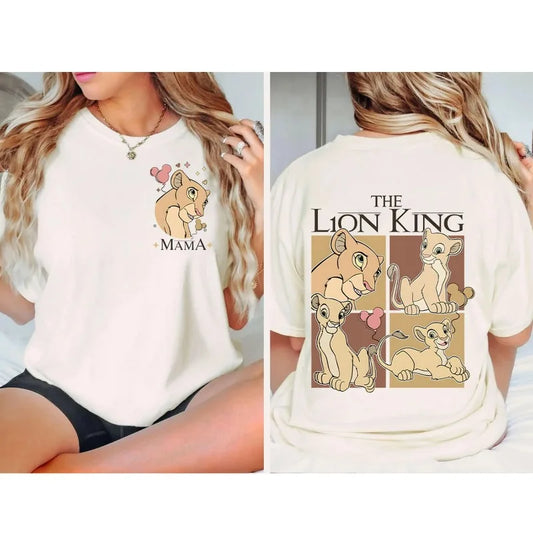 T-Shirt Vintage Disney Lion King Nala Mama - Disneyland Family Trip Birthday Gift Femme