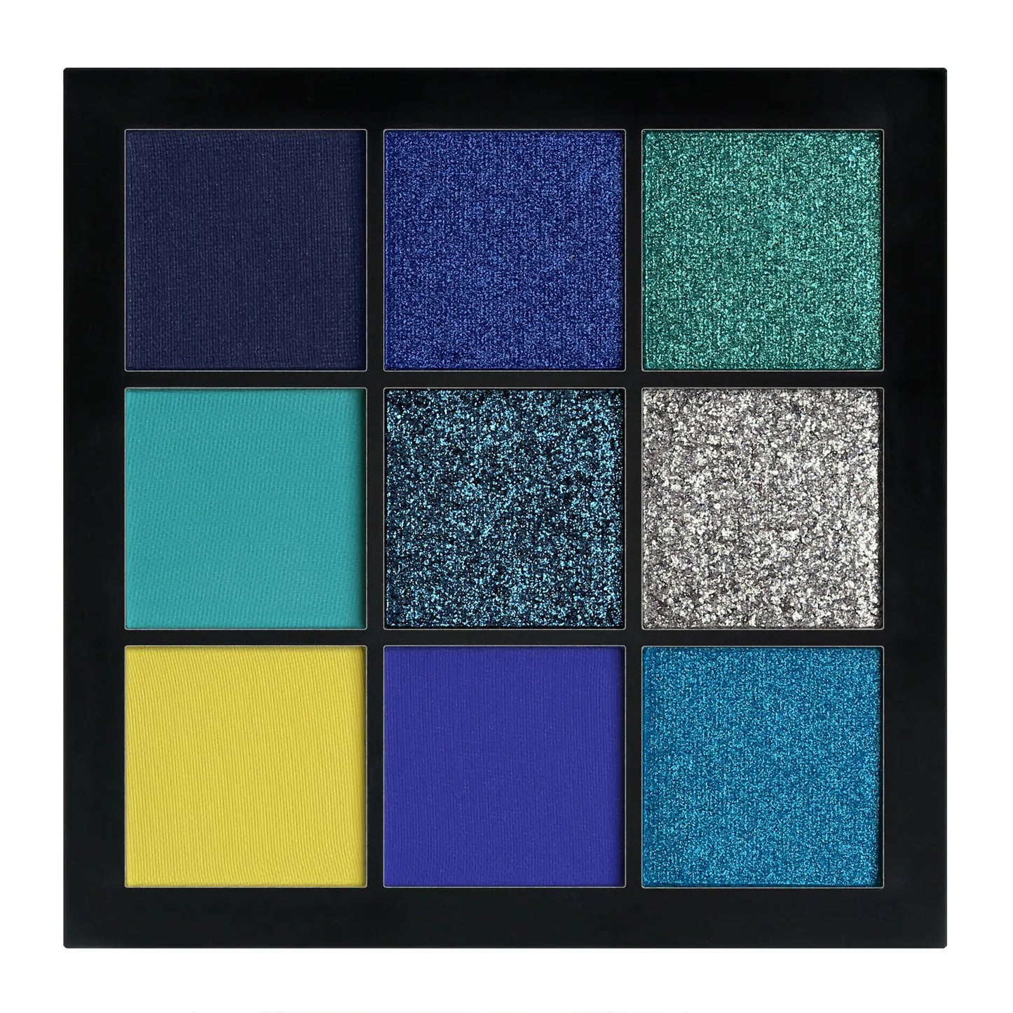 Palette Fard à Paupières 9 Couleurs Diamant Améthyste Rubis Rouge Or Mat Shimmer Paillettes Maquillage Luxe