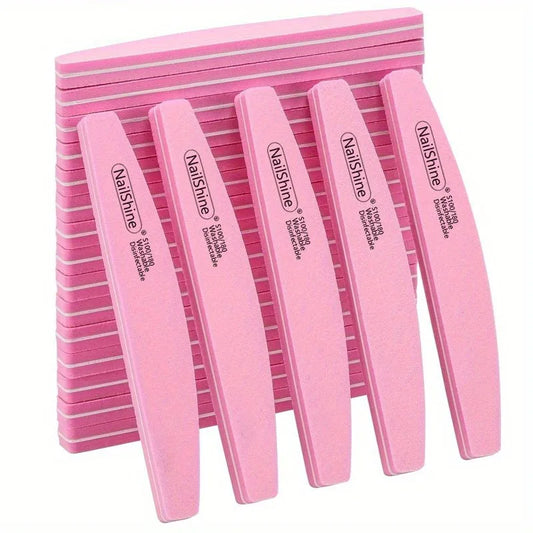 Lot 2/5/10pcs Limes à Ongles Double Face Professionnelles - Bloc Éponge Coloré Polissage Ponçage Buffer Manucure Pédicure