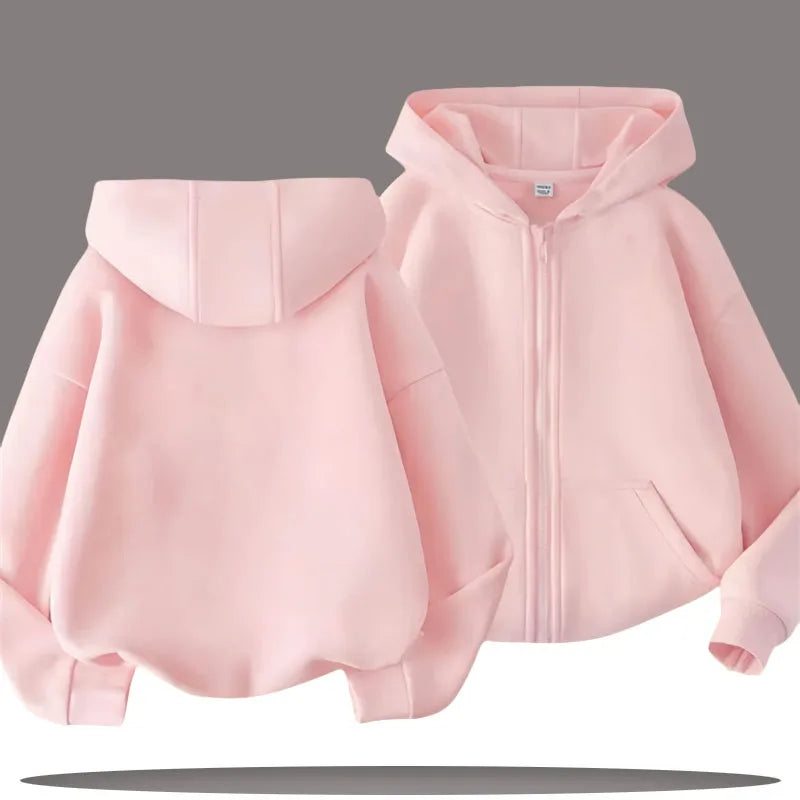 Sweat à Capuche Demon Slayer Enfant - Zip Kimetsu no Yaiba Garçon Fille 3-14 Ans