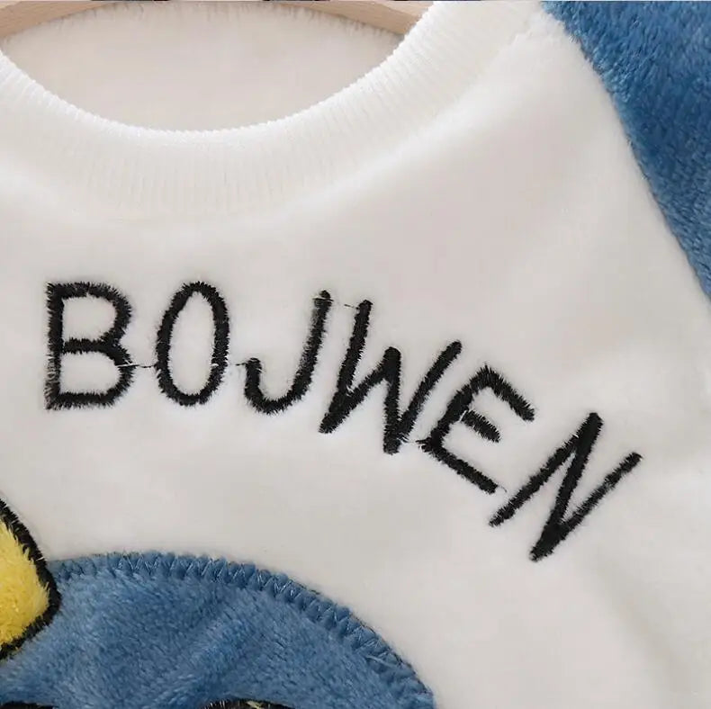 Pyjama Enfant Flanelle Velours - Ensemble Hiver Doux