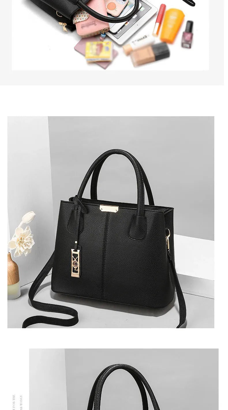 Sac à Main Femme Cuir Designer Luxe - Purse Élégant Marque Célèbre