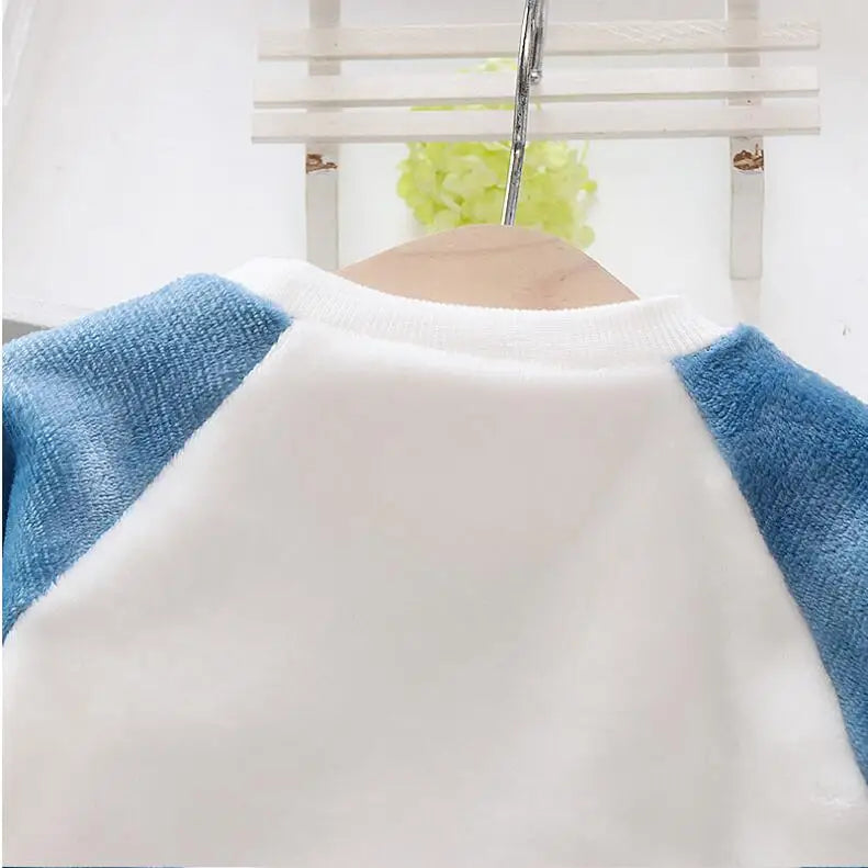 Pyjama Enfant Flanelle Velours - Ensemble Hiver Doux