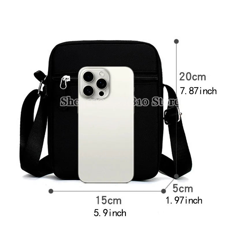 Sac Bandoulière Disney Mickey Minnie Homme Femme - Mini Sac Téléphone Oxford Cartoon Casual