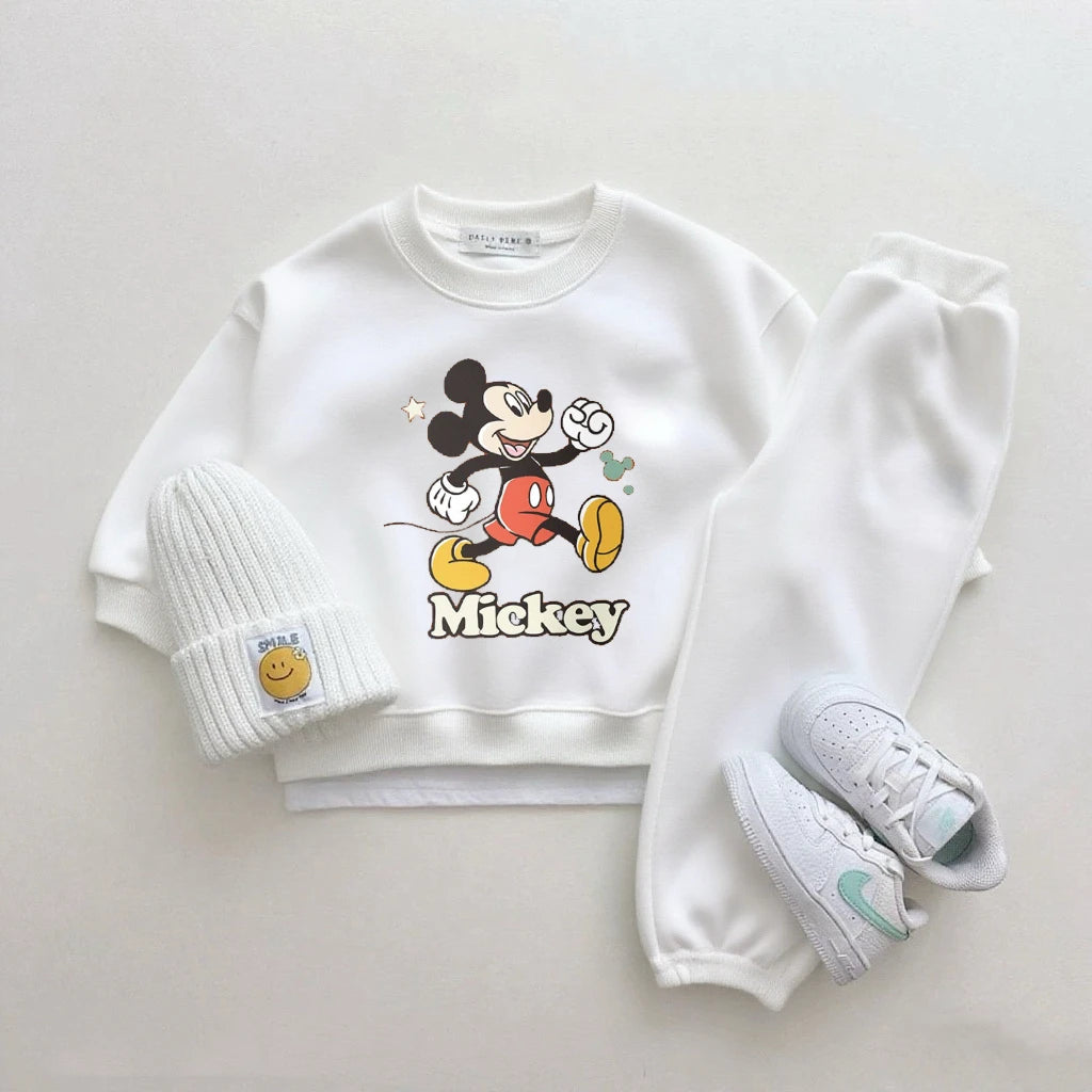 Ensemble Enfant Disney Cartoon - Sweat à Capuche & Pantalon 2 Pièces Garçon Fille