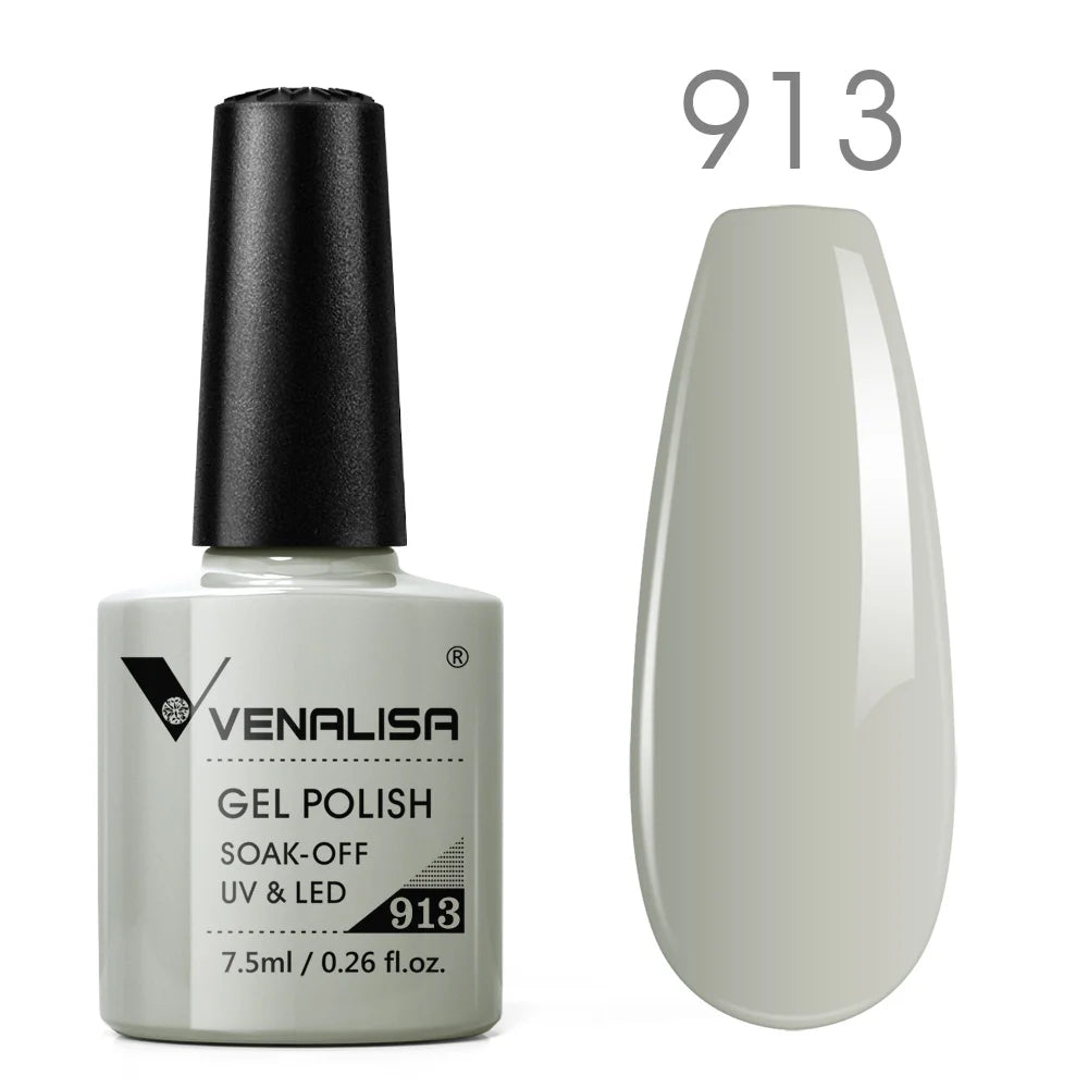Vernis Gel Ongles Paillettes Réfléchissantes VENALISA - Néon Couverture Complète UV Manucure Nail Art