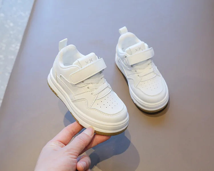 Chaussures Blanches Enfant - Baskets Légères Antidérapantes Printemps Automne