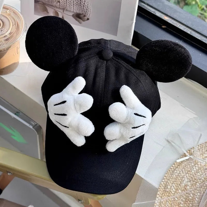 Casquette Baseball Disney Mickey Mouse - Chapeau Hip Hop 3D Visière - Adulte Unisexe