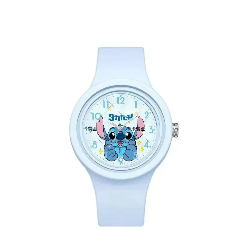 Montre Enfant Disney Stitch Silicone - Quartz Kawaii Lilo & Stitch Cadeau Anniversaire Jouet Garçon
