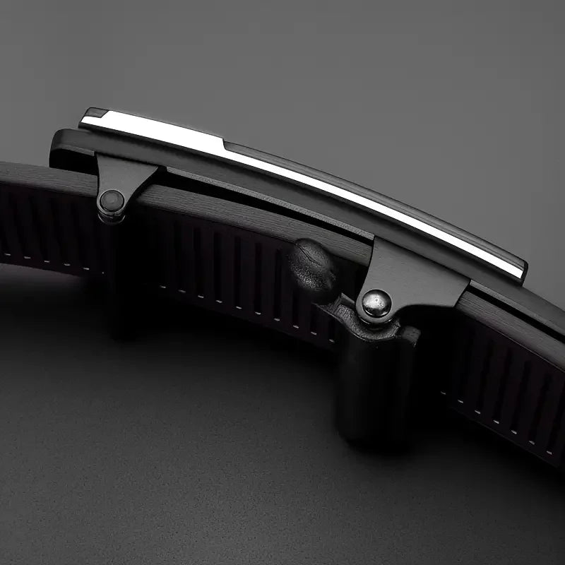 Ceinture Homme Cuir PU Stylée - Boucle Automatique Fashion Quotidien Travail Business Fête